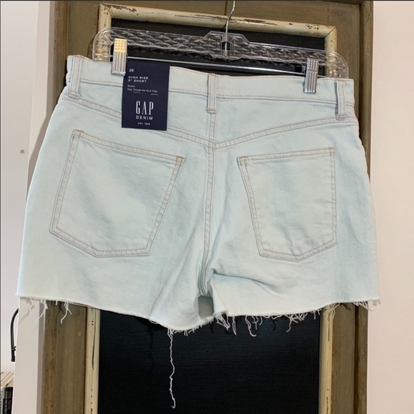 GAP High Rise 3" Denim Shorts - Picture 7 of 8